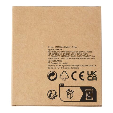 4 teiliges Kreideset Standard | natural | ohne Werbeanbringung | Nicht verfügbar | Nicht verfügbar | Nicht verfügbar