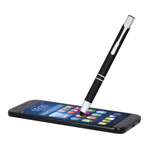 Moneta Kugelschreiber mit Metall Touchpen Standard | schwarz | ohne Werbeanbringung | Nicht verfügbar | Nicht verfügbar