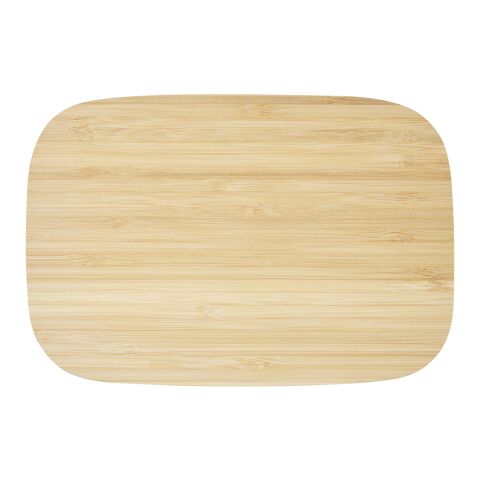 Tite Brotdose aus Edelstahl mit Bambusdeckel Standard | natur-silber | ohne Werbeanbringung | Nicht verfügbar | Nicht verfügbar