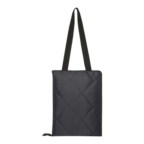 Clary Picknickdecke aus Recyceltem GRS-Polyester schwarz