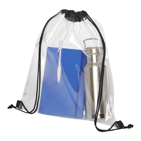 Lancaster Premium Sportbeutel Standard | schwarz-transparent klar | ohne Werbeanbringung | Nicht verfügbar | Nicht verfügbar
