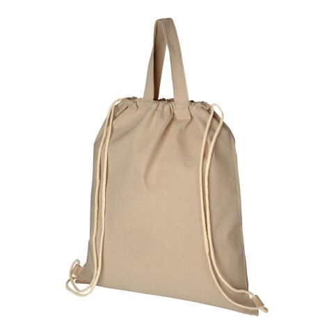 Pheebs Rucksack mit Kordelzug aus recycelter Baumwolle, 210 g/m² Standard | natur | ohne Werbeanbringung | Nicht verfügbar | Nicht verfügbar | Nicht verfügbar