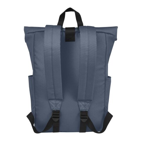 Byron 15,6" GRS Recycled PET Roll-Top Rucksack 18 L Standard | Hale Blue | ohne Werbeanbringung | Nicht verfügbar | Nicht verfügbar | Nicht verfügbar