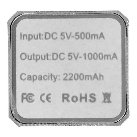 Volt 2200 mAh Powerbank Standard | silber | ohne Werbeanbringung | Nicht verfügbar | Nicht verfügbar