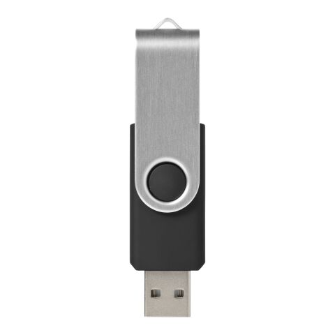 Rotate Basic 2 GB USB-Stick Priority | schwarz-silber | Gravur | Vorderseite | 23 mm x 12 mm | Nicht verfügbar
