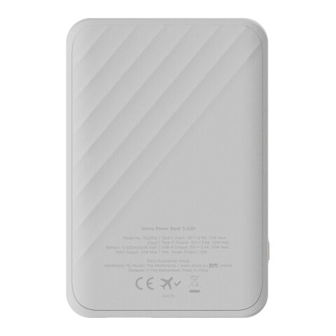 Xtorm Go2 12 W 5000 mAh Schnelllade-Powerbank Standard | weiß | ohne Werbeanbringung | Nicht verfügbar | Nicht verfügbar