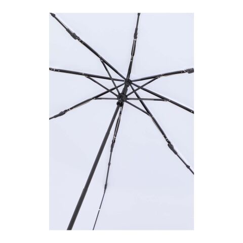 Aaron 23'' faltbarer manueller Regenschirm weiß