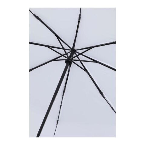 Gale 27" faltbarer RPET-Regenschirm mit automatischer Öffnungs- und Schließfunktion weiß