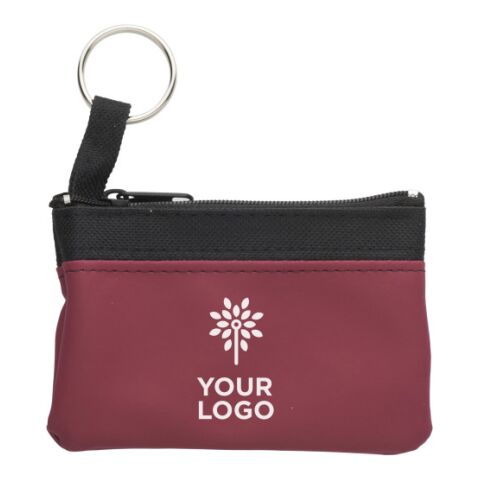 Schlüsseletui &#039;Zip&#039; aus PU/Nylon Schwarz | ohne Werbeanbringung | Nicht verfügbar | Nicht verfügbar