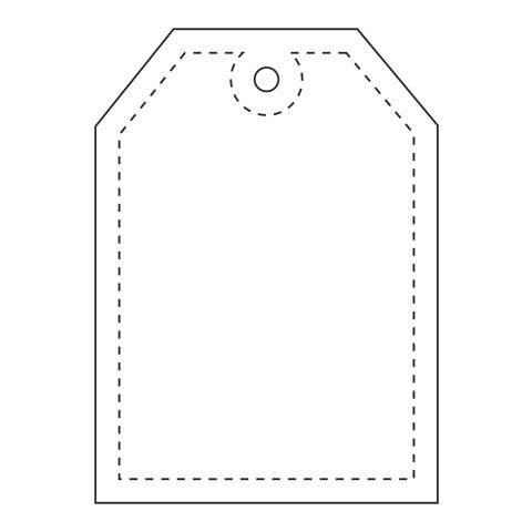 RFX™ Reflektierender Tag-TPU-Aufhänger weiß | ohne Werbeanbringung | Nicht verfügbar | Nicht verfügbar