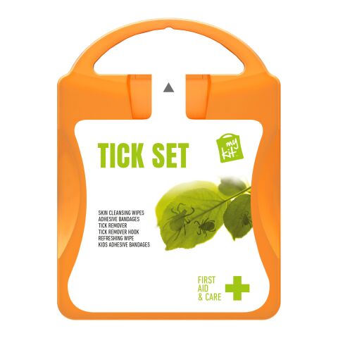 MyKit Zecken Set transparent orange | ohne Werbeanbringung | Nicht verfügbar | Nicht verfügbar