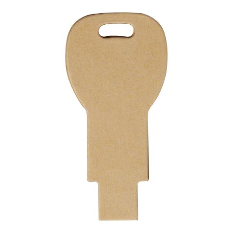 Schlüssel USB-Stick 2.0 aus recyceltem Papier Kraftpapier | 4 GB | ohne Werbeanbringung | Nicht verfügbar | Nicht verfügbar