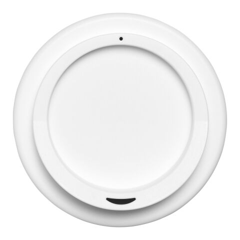 Americano® 350 ml Isolierbecher mit Schutzring und Schraubverschluss schwarz-weiss | ohne Werbeanbringung | Nicht verfügbar | Nicht verfügbar