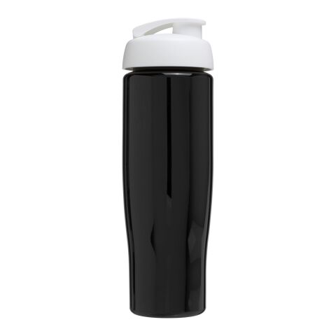 H2O Tempo® 700 ml Sportflasche mit Klappdeckel schwarz-weiss | ohne Werbeanbringung | Nicht verfügbar | Nicht verfügbar