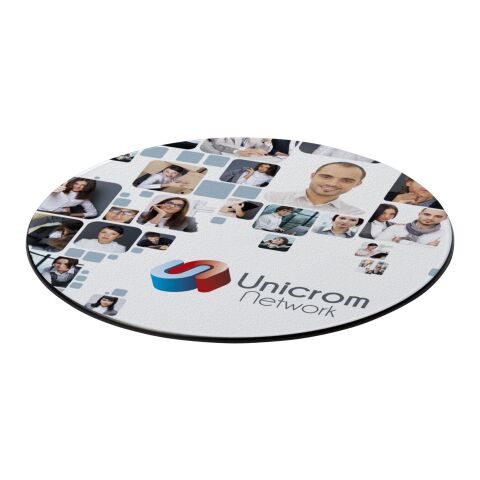 Brite-Mat® runder Untersetzer schwarz | ohne Werbeanbringung | Nicht verfügbar | Nicht verfügbar