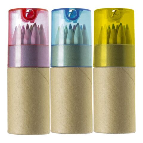 Buntstifte-Set &#039;Toddy&#039; 12-tlg. Hellblau | ohne Werbeanbringung | Nicht verfügbar | Nicht verfügbar