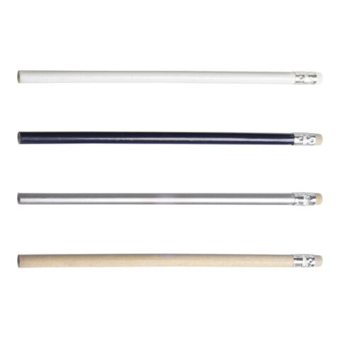 Bleistift &#039;Viva&#039; mit Radiergummi Weiß | ohne Werbeanbringung | Nicht verfügbar | Nicht verfügbar