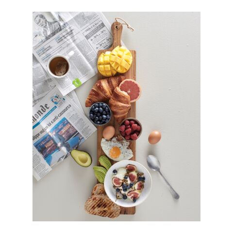 VINGA Buscot langes Servierbrett braun | ohne Werbeanbringung | Nicht verfügbar | Nicht verfügbar