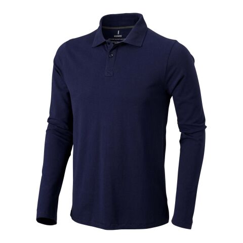 Oakville Langarm Poloshirt Standard | navy | S | ohne Werbeanbringung | Nicht verfügbar | Nicht verfügbar | Nicht verfügbar