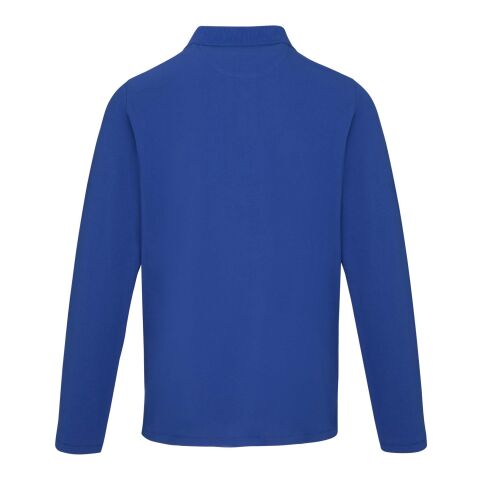 Oakville Langarm Poloshirt transparent blau | L