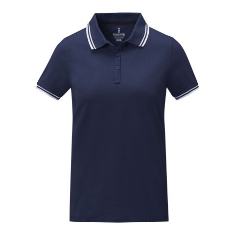 Amarago Polo mit abgesetztem Rand für Damen Standard | tiefes blau | S | ohne Werbeanbringung | Nicht verfügbar | Nicht verfügbar | Nicht verfügbar