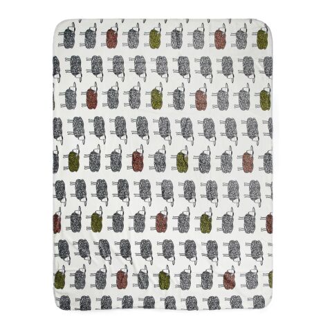 Sheep RPET-Sherpa-Decke weiß | ohne Werbeanbringung