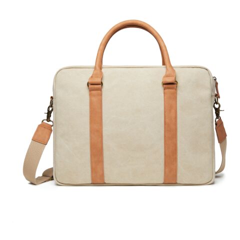 VINGA Bosler Computertasche aus RCS recyceltem Canvas braun | ohne Werbeanbringung | Nicht verfügbar | Nicht verfügbar