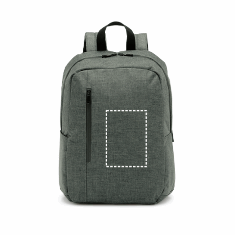 SHADES BPACK. Laptop-Rucksack 14" aus 600D Grau | ohne Werbeanbringung | Nicht verfügbar | Nicht verfügbar | Nicht verfügbar