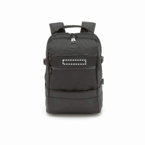 ZIPPERS BPACK. Laptop-Rucksack 15.6'' aus 300D Polyester und 840D Jacquard schwarz | ohne Werbeanbringung | Nicht verfügbar | Nicht verfügbar | Nicht verfügbar