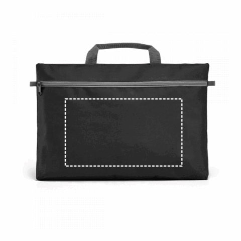 MILO. Konferenzmappe 600D Polyester schwarz | ohne Werbeanbringung | Nicht verfügbar | Nicht verfügbar | Nicht verfügbar