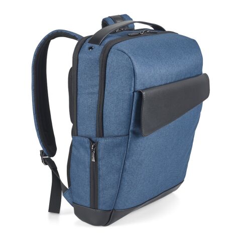 MOTION BACKPACK. Rucksack aus 600D Twill-Polyester und PU Blau | ohne Werbeanbringung | Nicht verfügbar | Nicht verfügbar | Nicht verfügbar