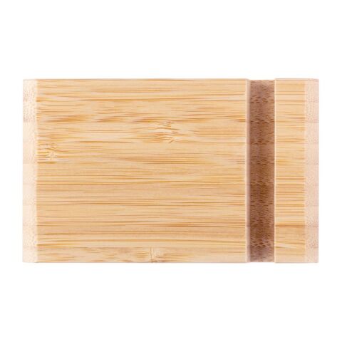 HABER. Handyhalter aus Bambus Beige | ohne Werbeanbringung