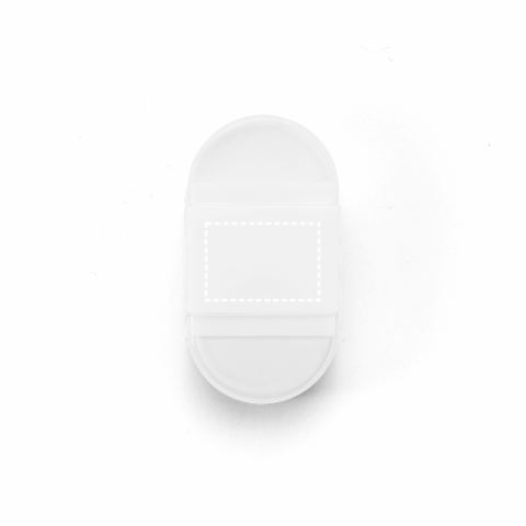 WYATT. Bleistiftspitzer 2-1 aus PP Weiß | ohne Werbeanbringung | Nicht verfügbar | Nicht verfügbar | Nicht verfügbar