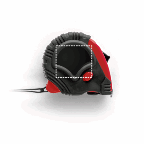 GULIVER III. Maßband 3m aus ABS Rot | ohne Werbeanbringung | Nicht verfügbar | Nicht verfügbar | Nicht verfügbar