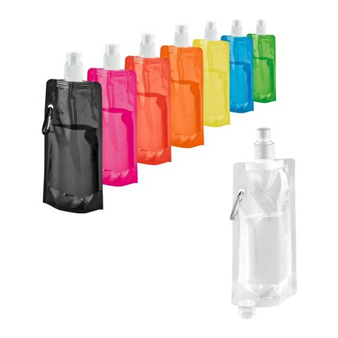 KWILL. 460 ml PE-Faltflasche Rosa | ohne Werbeanbringung