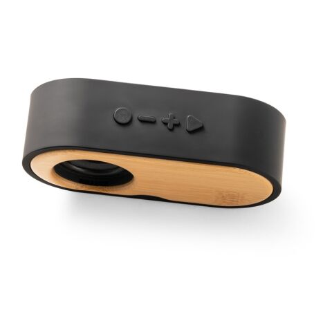 TILLY. Lautsprecher 3W mit 5 Stunden Akkulaufzeit aus Bambus und Recyceltes ABS (100% rABS) schwarz | ohne Werbeanbringung | Nicht verfügbar | Nicht verfügbar | Nicht verfügbar