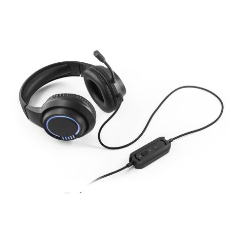 Thorne Headset RGB. Gaming-Kopfhörer mit 2 m Kabel, Mikrofon und RGB-LED-Leuchten aus ABS schwarz | ohne Werbeanbringung | Nicht verfügbar | Nicht verfügbar | Nicht verfügbar