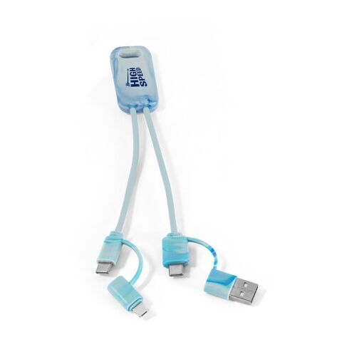 BERNERS. Superschnelles 6-in-1-USB-Kabel aus recyceltem PET (100% rPET) Gemischt | ohne Werbeanbringung | Nicht verfügbar | Nicht verfügbar | Nicht verfügbar