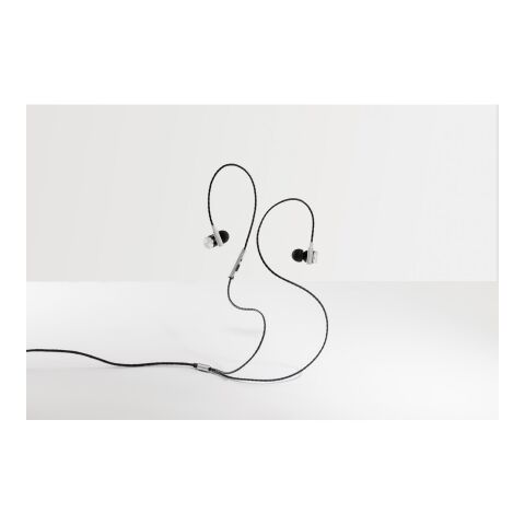 VIBRATION. In-Ear Kopfhörer aus Metall und ABS mit Mikrofon Silber | ohne Werbeanbringung | Nicht verfügbar | Nicht verfügbar | Nicht verfügbar