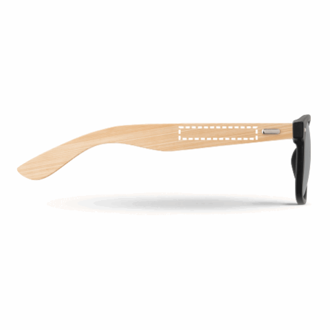 VARADERO. Sonnenbrille aus PP und Bambus schwarz | ohne Werbeanbringung | Nicht verfügbar | Nicht verfügbar | Nicht verfügbar