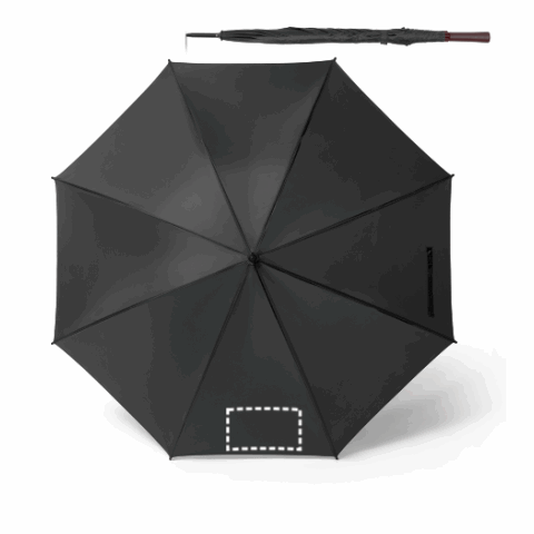 ZANE. Schirm aus 190T Polyester schwarz | ohne Werbeanbringung | Nicht verfügbar | Nicht verfügbar | Nicht verfügbar