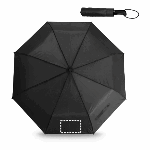 CAMPANELA. Regenschirm aus 190T Pongé mit automatischer Öffnung und Schließung schwarz | ohne Werbeanbringung | Nicht verfügbar | Nicht verfügbar | Nicht verfügbar