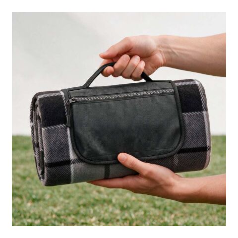 Siza Picknickdecke aus recy. PET Marl Grey