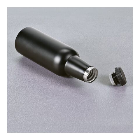 Sepik Trinkflasche recy.Edelstahl, 360 ml. Doppelwandig. Auslaufsicher Schwarz | ohne Werbeanbringung | Nicht verfügbar | Nicht verfügbar | Nicht verfügbar