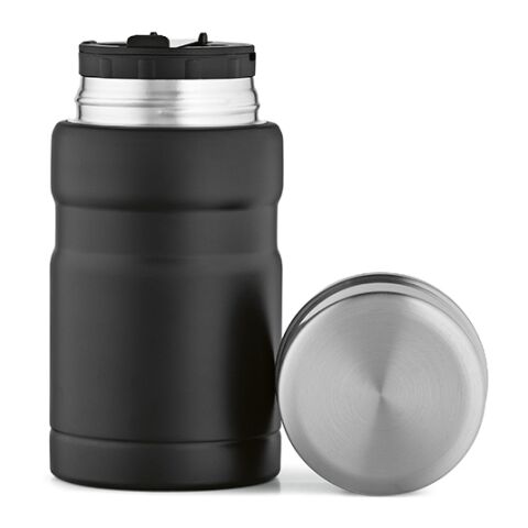 Dali 800 Lunchbecher recy. Edelstahl 810 ml Schwarz | ohne Werbeanbringung