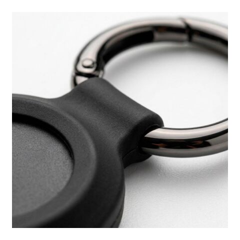 SeekTag Tracker aus rABS. Kompatibel mit Apple und Android Schwarz