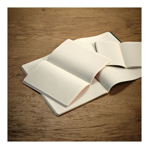Bronte A6 Notizbuch.Softcover und recy.Kartoneinband Schwarz | ohne Werbeanbringung | Nicht verfügbar | Nicht verfügbar | Nicht verfügbar