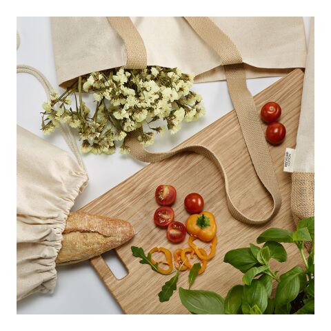 Denali Kordelzugbeutel recy.Baumwolle (180 g/m²) und Jute (275 g/m²) Natur | ohne Werbeanbringung | Nicht verfügbar | Nicht verfügbar | Nicht verfügbar