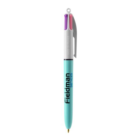 BIC® 4 Colours Fashion Kugelschreiber Weiß-hellblau | ohne Werbeanbringung | Nicht verfügbar | Nicht verfügbar