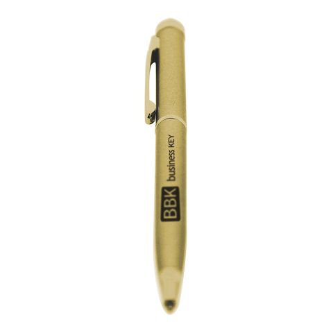 Sleek Stylus Executive Kugelschreiber gold | 1-farbiger Siebdruck | Kappe-gegenüber vom Clip | 10.00 mm x 24.00 mm
